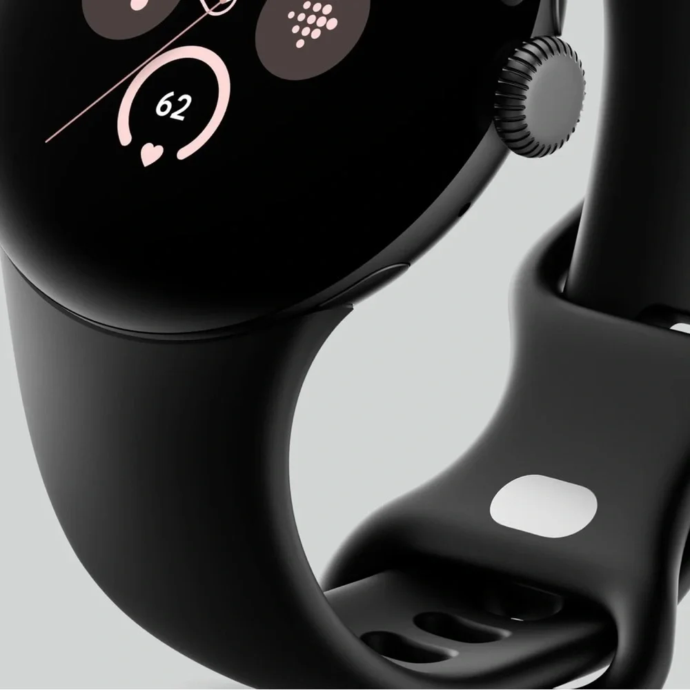Genuine Google Pixel Watch Active Band - Obsidian Black